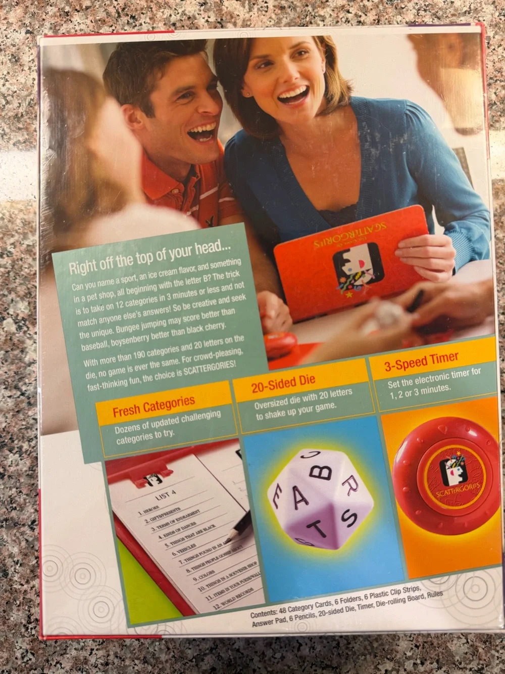 Scattergories Game
